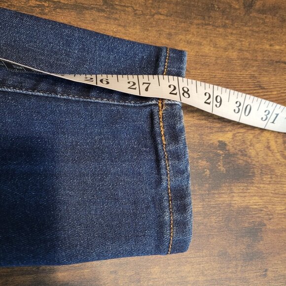 Everlane Jeans Size 29 High Rise Skinny Tummy Control Medium Dark Wash Stretch - Picture 10 of 11